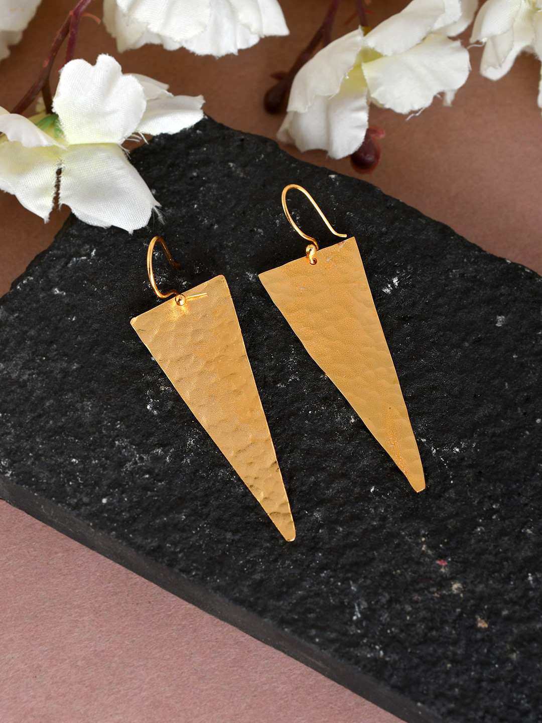

Silvermerc Designs Gold Plated Contemporary Earrings