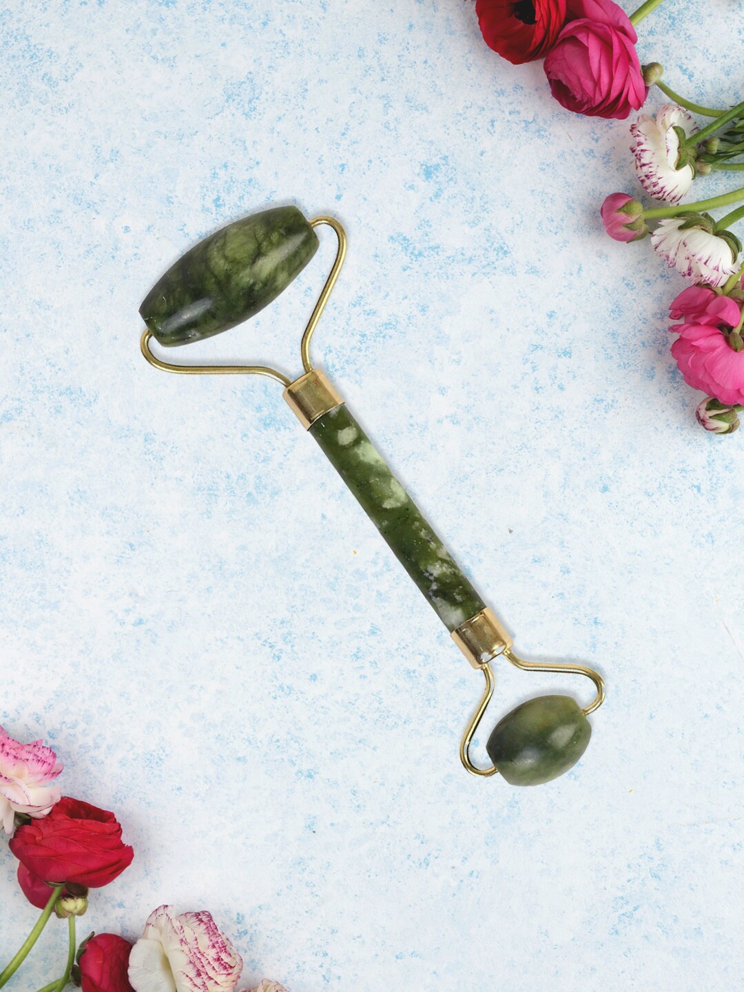 

PERCLUTION ENTERPRISE Unisex Green Facial Massage Jade Roller