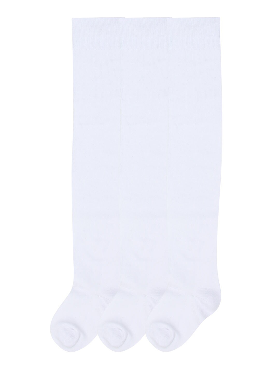 

Bonjour Girls Pack Of 3 White Knee High Stockings