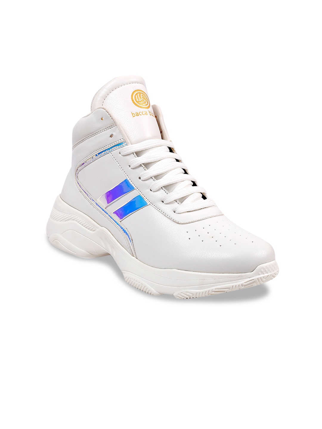 

Bacca Bucci Men White High Top Platform Fashion PU Shoes