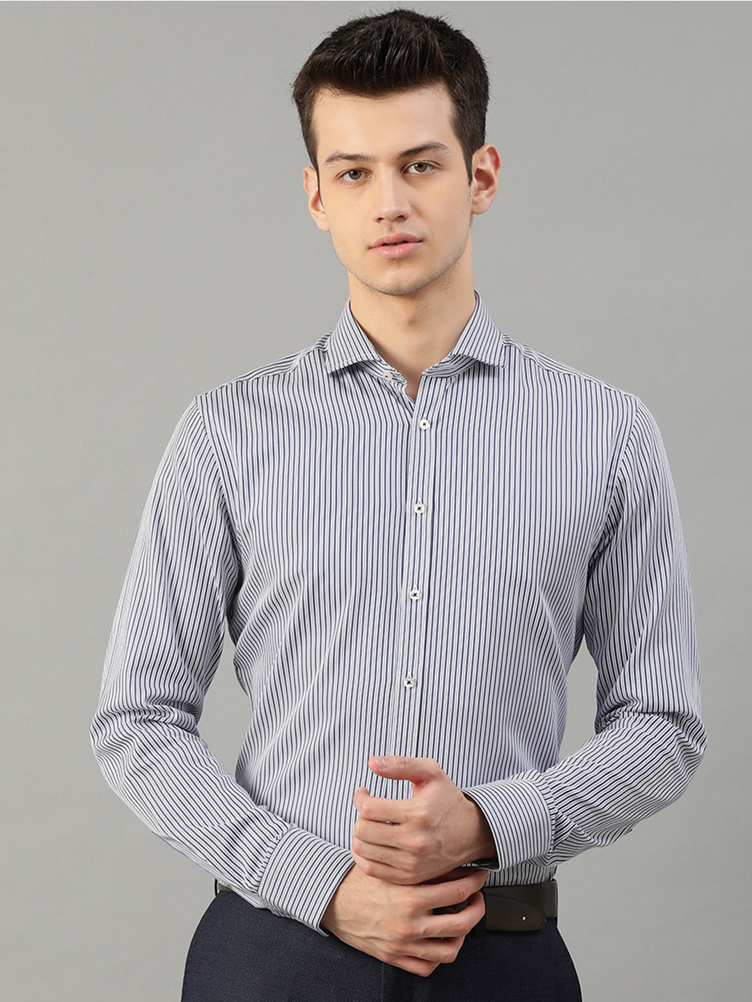 

Bruun & Stengade Men Multi Slim Fit Striped Casual Shirt