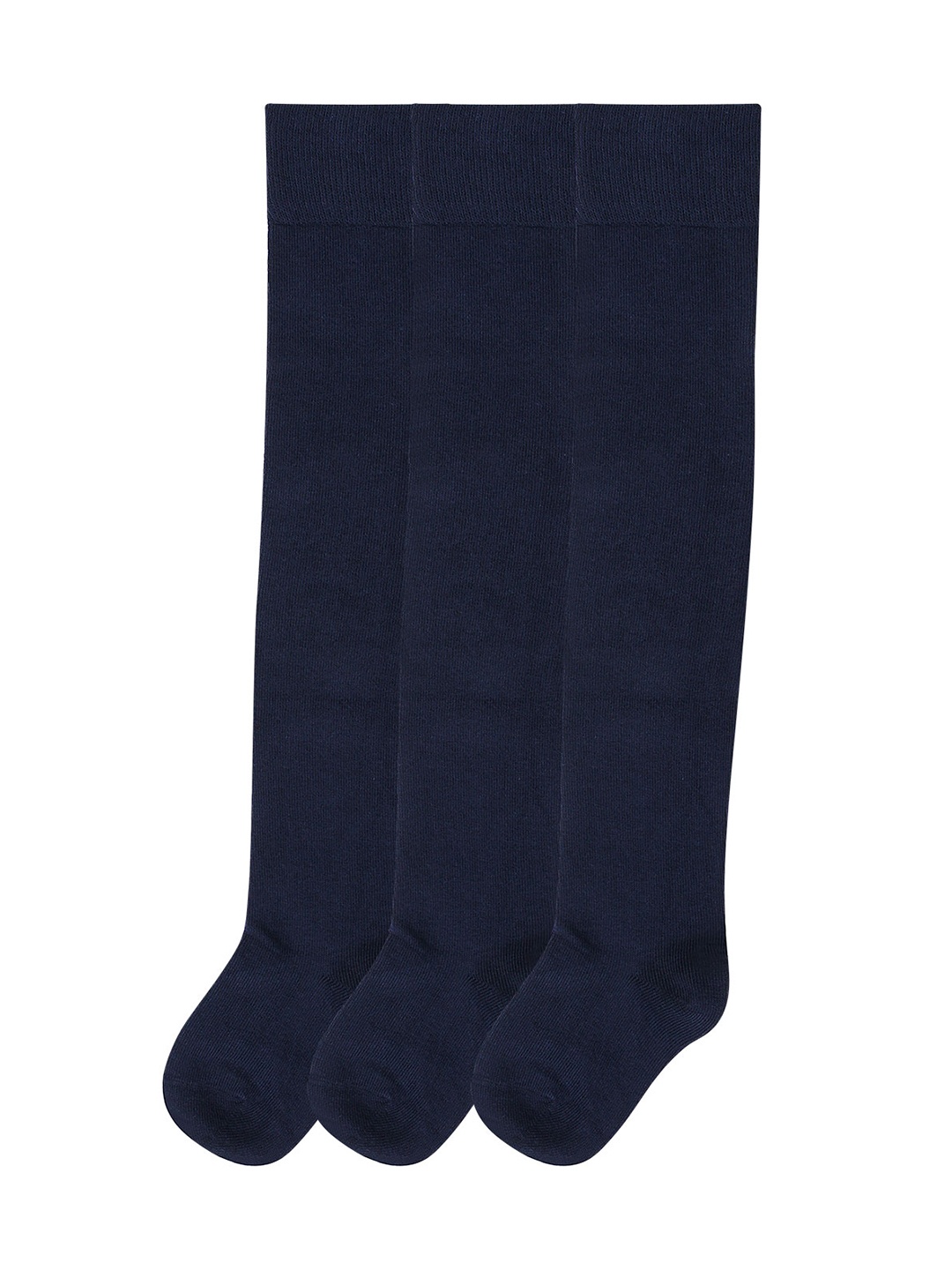 

Bonjour Girls Pack Of 3 Navy Blue Knee High Stockings