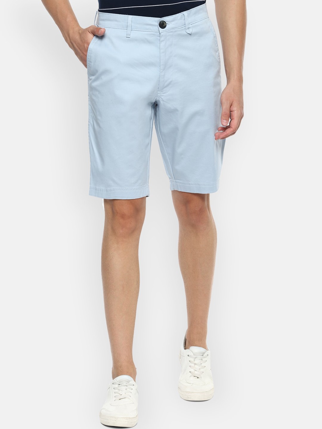 

Van Heusen Sport Men Blue Mid-Rise Cotton Regular Shorts