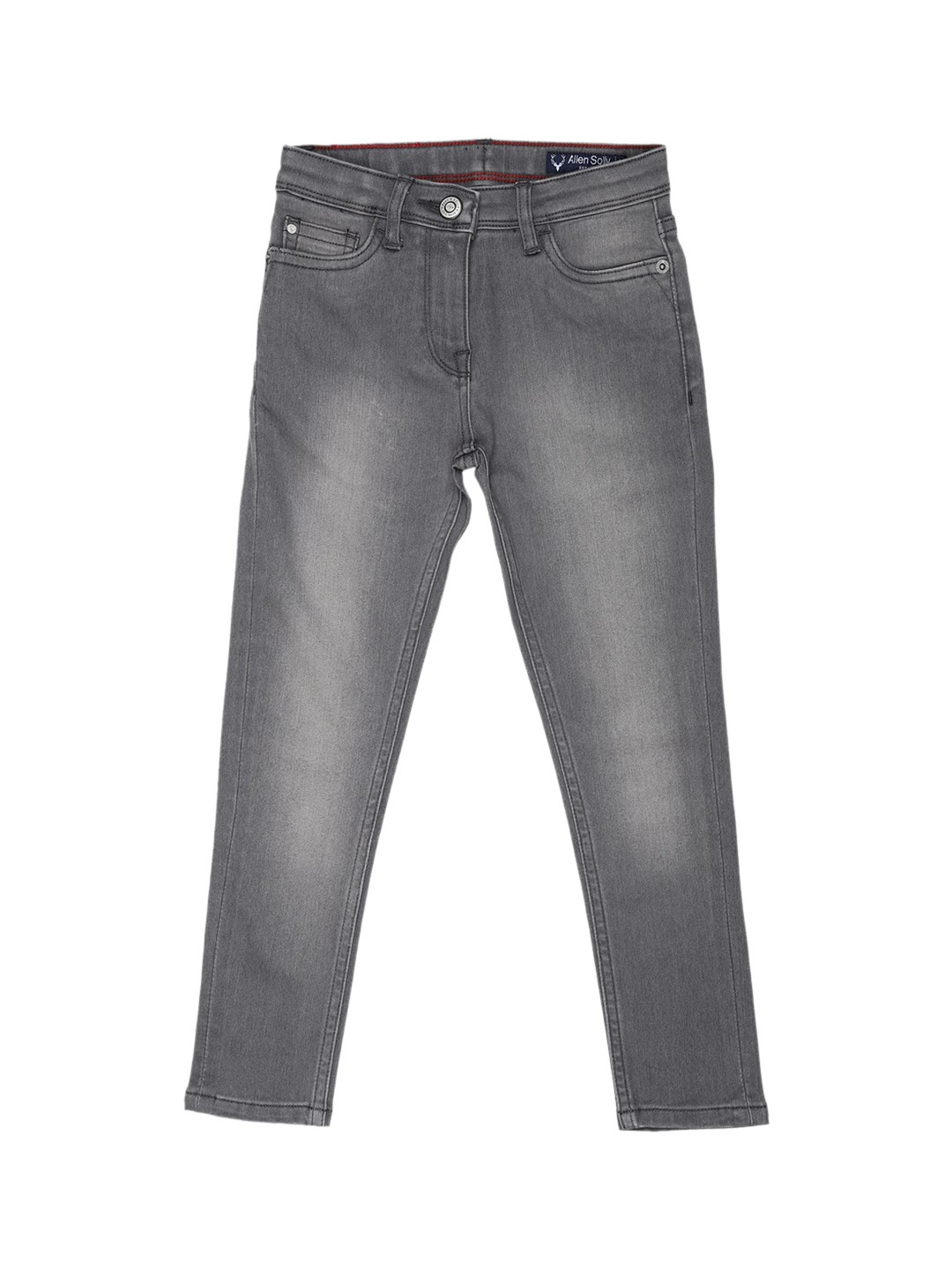 

Allen Solly Junior Girls Grey Skinny Fit Heavy Fade Stretchable Jeans