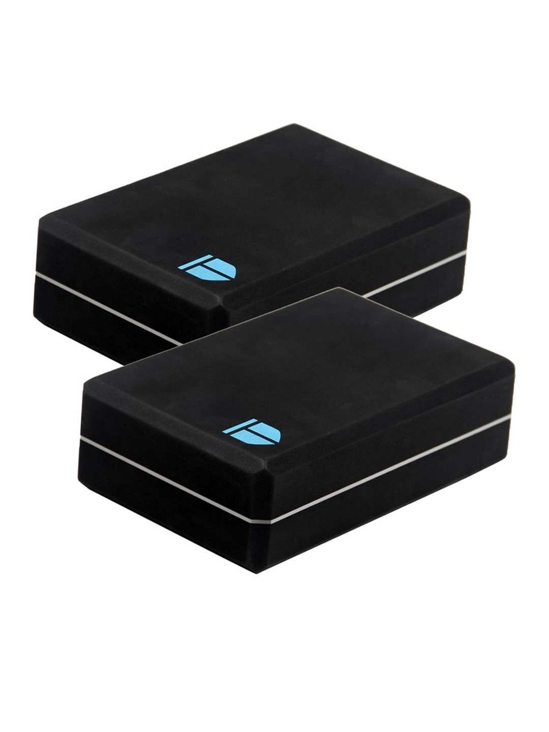 

TEGO Set Of 2 Black & White Solid Boost Yoga Blocks