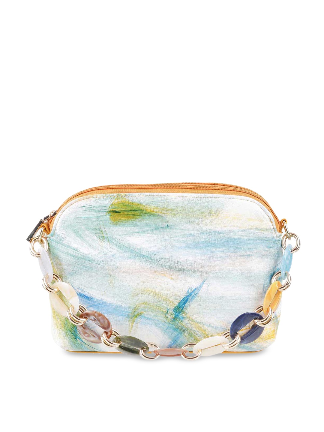 

Metro Yellow Structured Handheld Bag