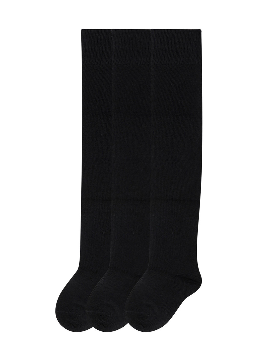 

Bonjour Girls Pack Of 3 Black Knee High Stockings