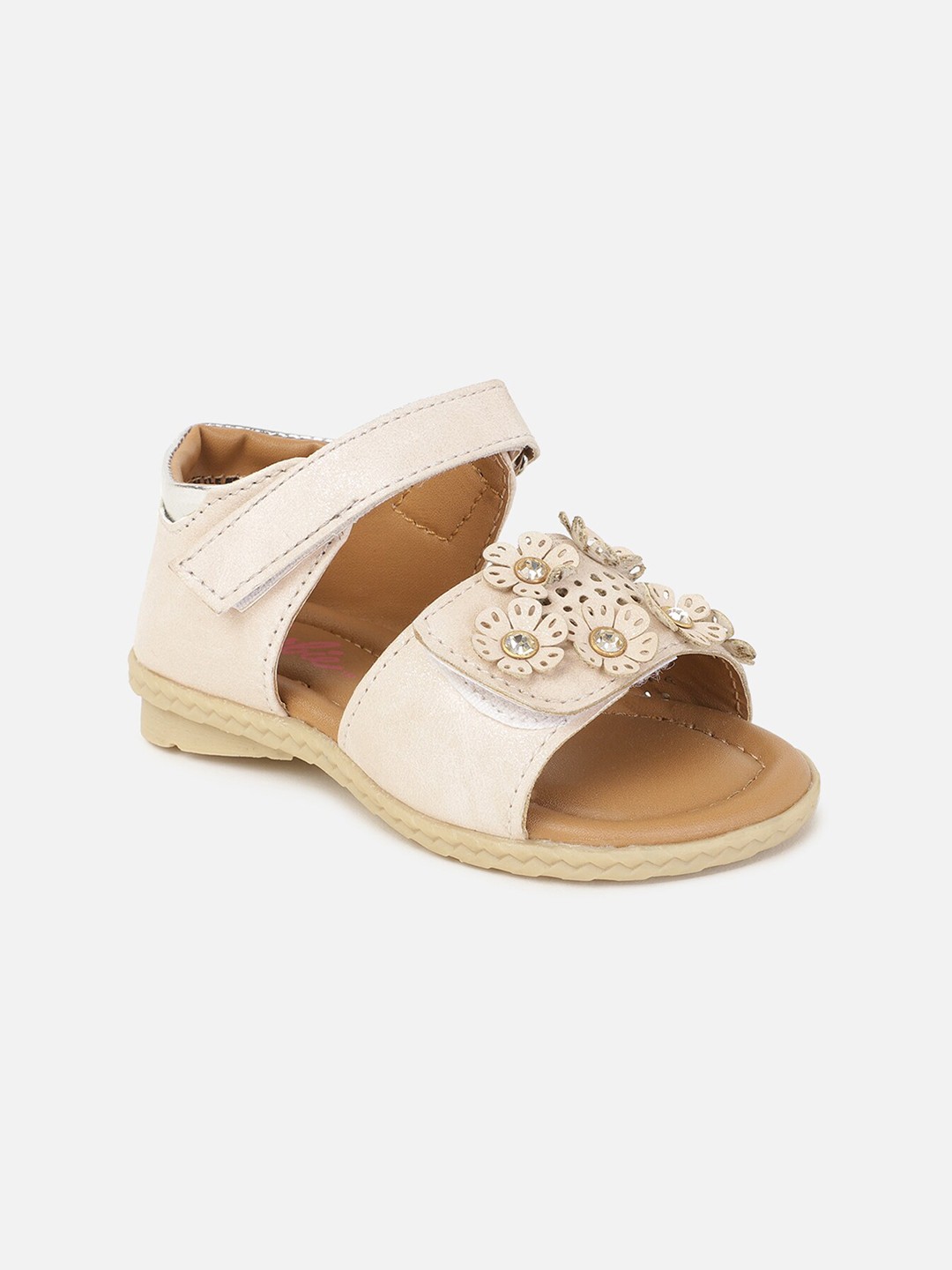 

Kids Ville Girls Beige Barbie Featured Open Toe Flats