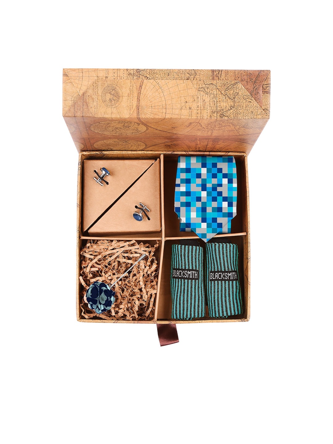 

Blacksmith Men Blue Accessory Gift set