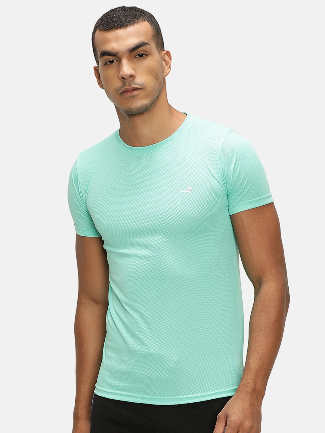 

V2 Value & Variety Men Turquoise Blue T-shirt
