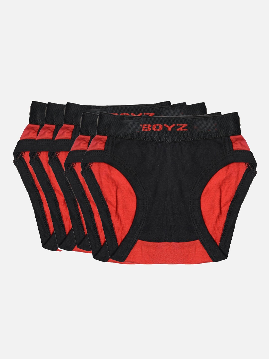

TINY HUG Infant Boys Pack Of 5 Assorted Cotton Basic Briefs