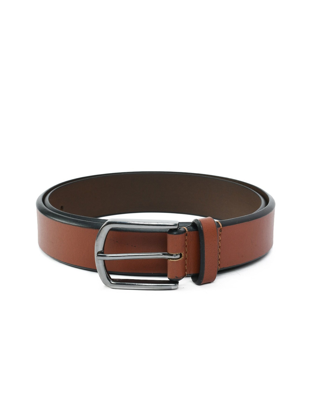 

Aditi Wasan Men Brown Leather Formal Belt