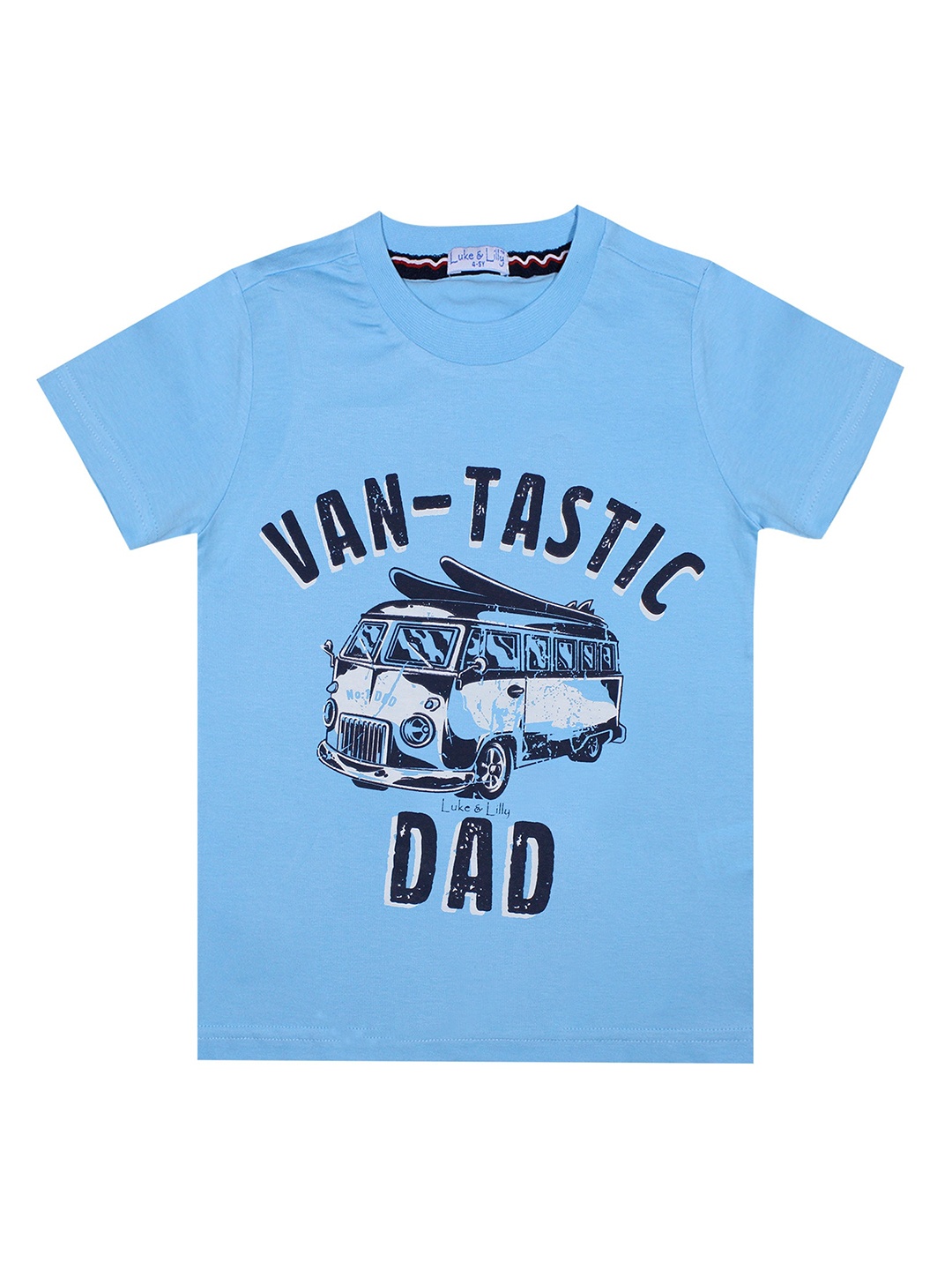 

Luke & Lilly Boys Blue Printed T-shirt