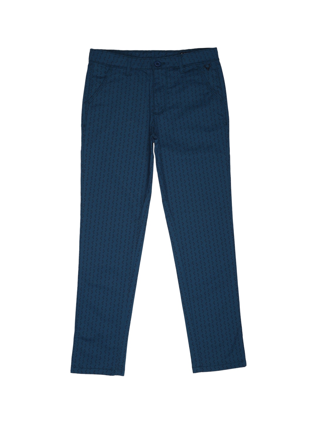 

Allen Solly Junior Boys Blue Printed Regular Trousers