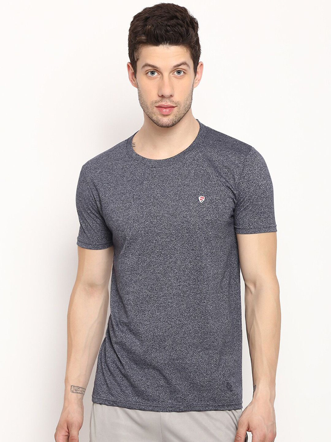 

V2 Value & Variety Men Navy Blue T-shirt