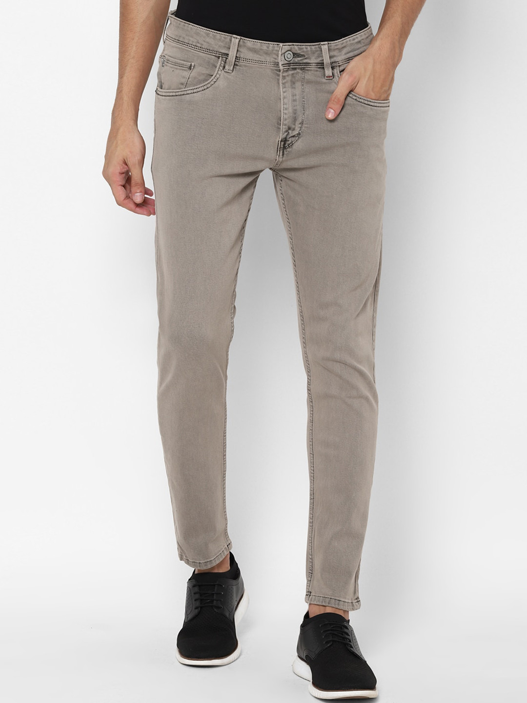 

Allen Solly Men Grey Slim Fit Jeans