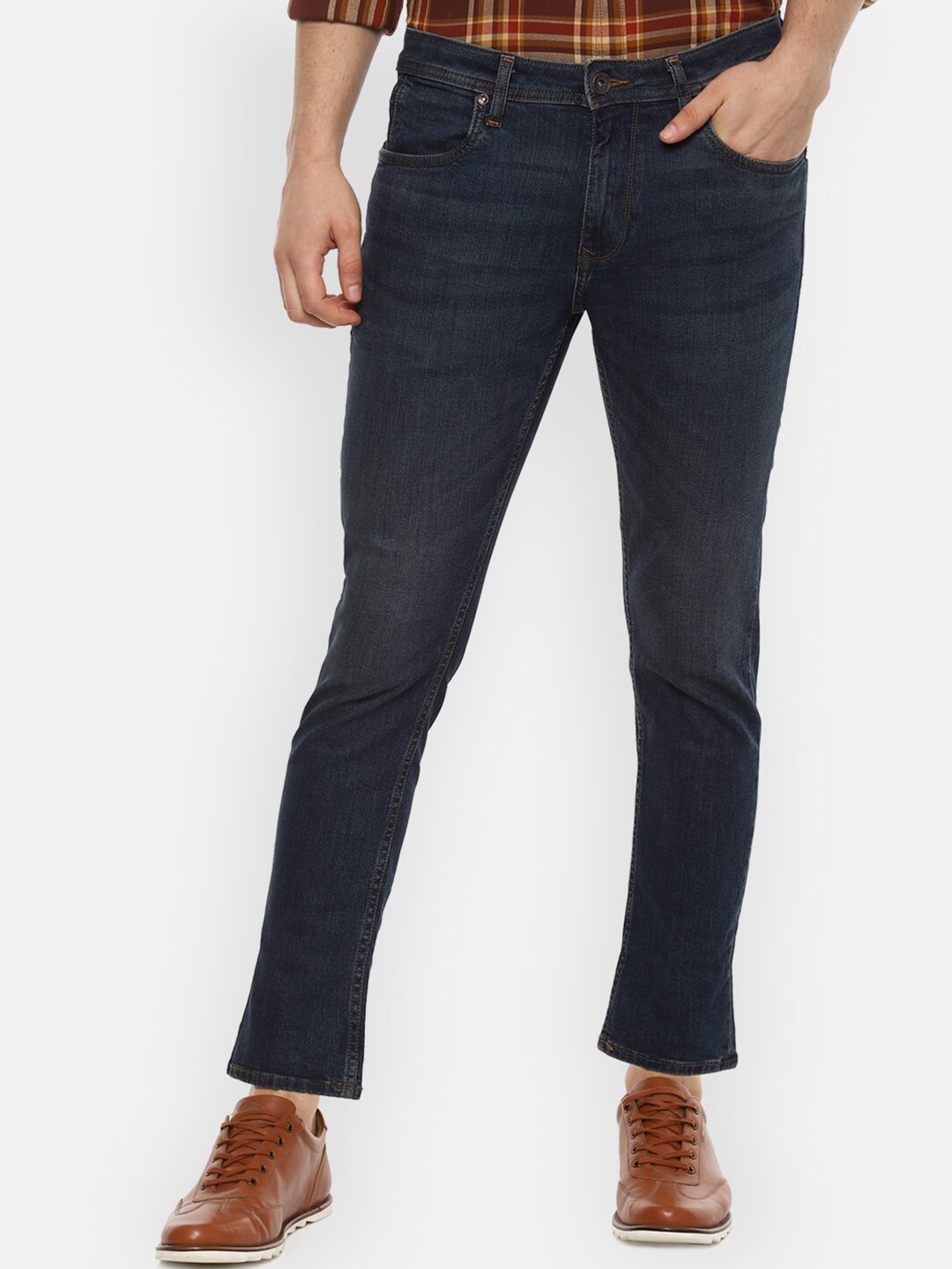 

Louis Philippe Jeans Men Navy Blue Jeans