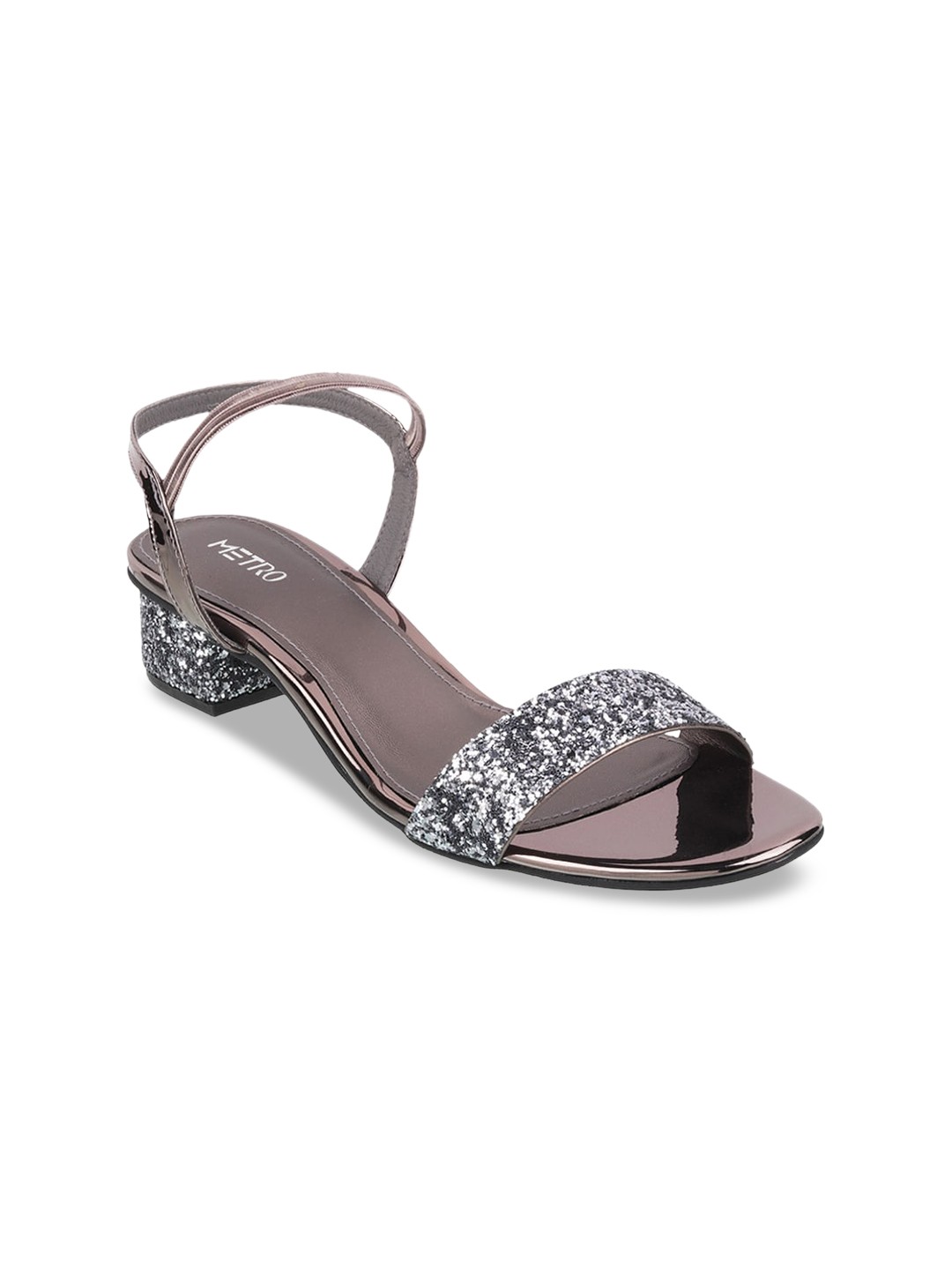 

Metro Women Grey Block Peep Toes