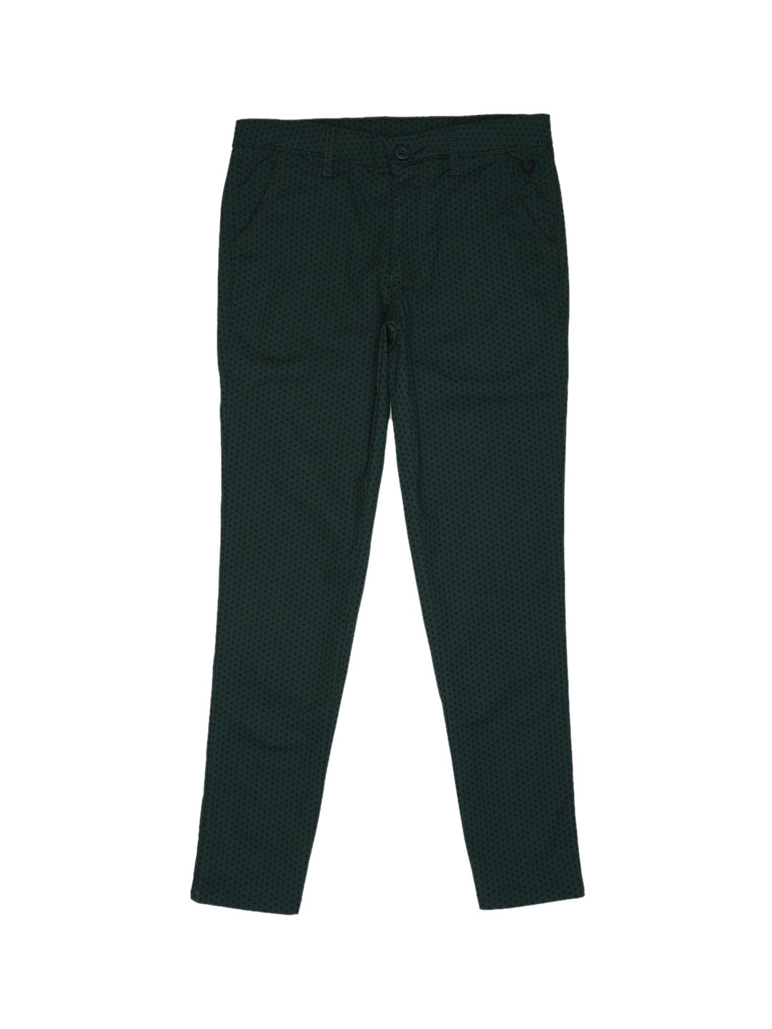 

Allen Solly Junior Boys Green Printed Regular Trousers