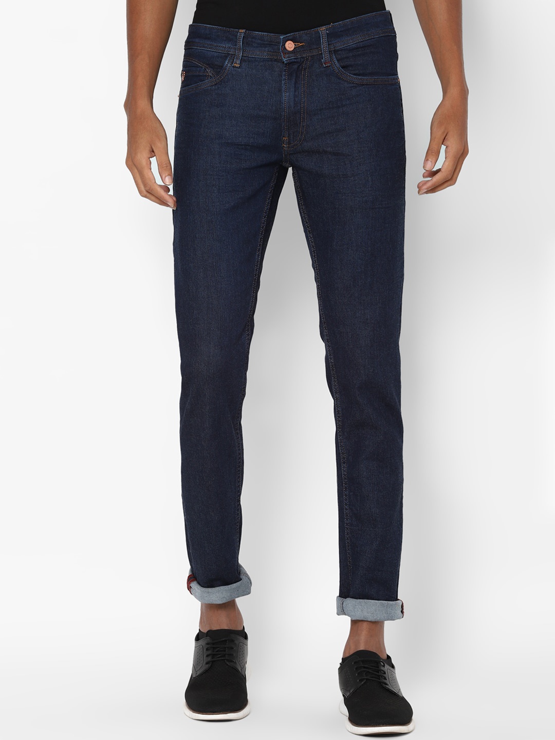 

Allen Solly Men Navy Blue Skinny Fit Jeans