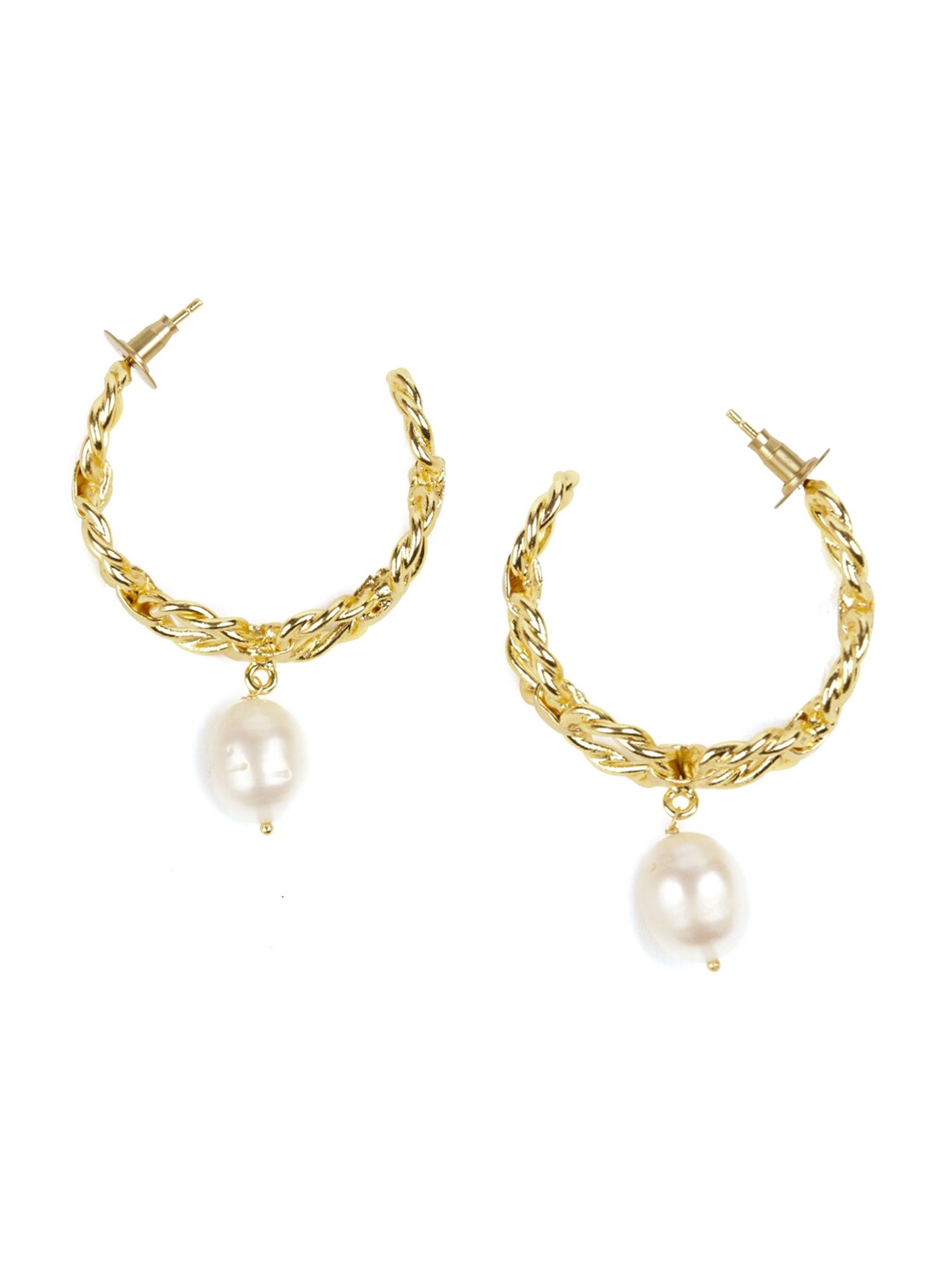 

NAMASYA Gold Contemporary Drop Earrings