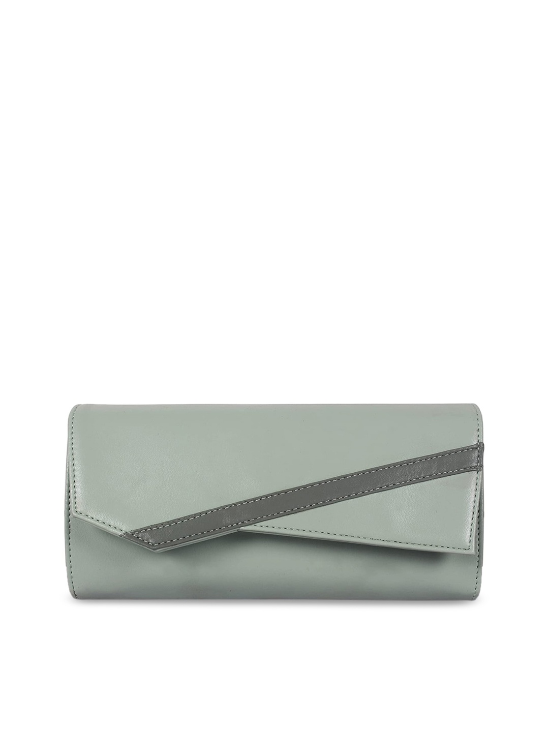 THE CLOWNFISH Ivana Green Embellished Swagger Sling Bag
