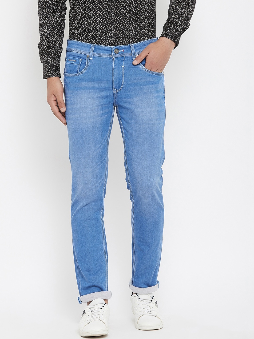 

Canary London Men Blue Slim Fit Low-Rise Light Fade Jeans