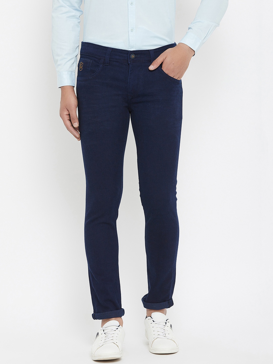 

Canary London Men Dark Blue Skinny Fit Low-Rise Jeans