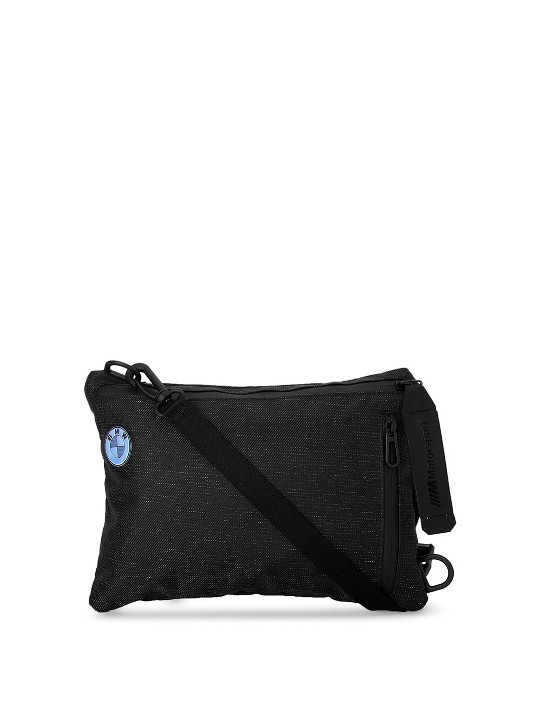 

Puma Black Solid PU Zip Around Wallet