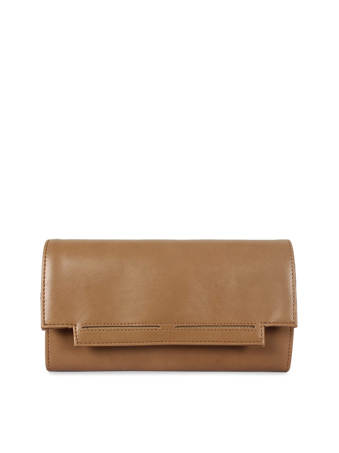 

THE CLOWNFISH Laura Women Brown Envelope Clutch