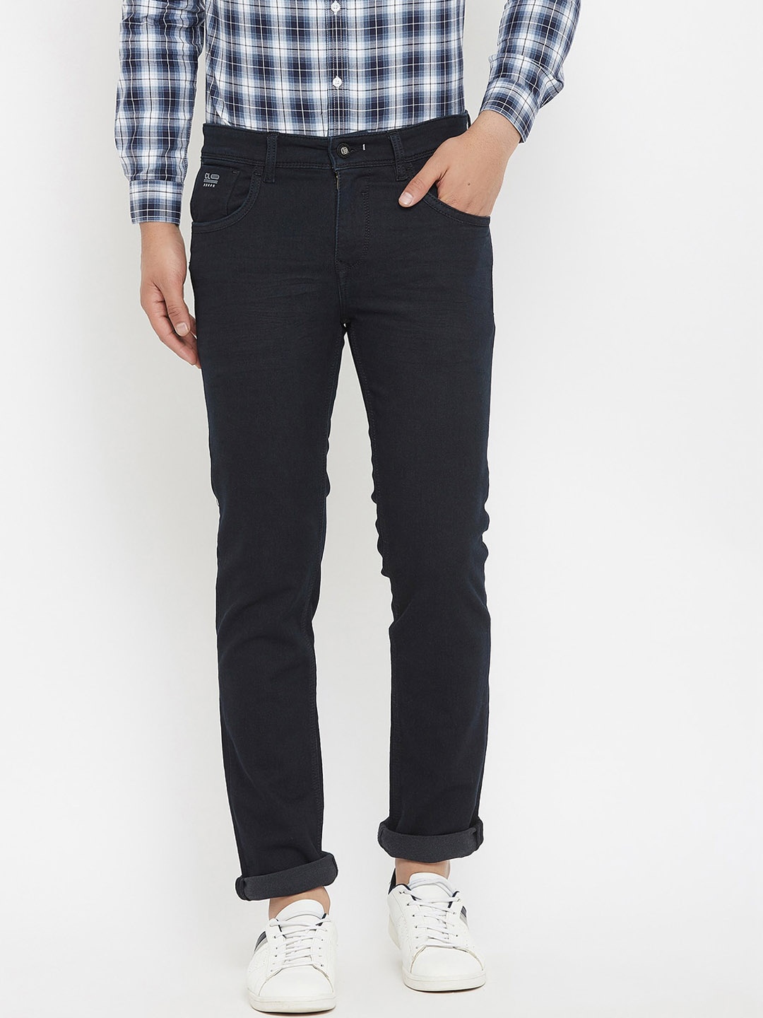 

Canary London Men Black Slim Fit Low-Rise Jeans