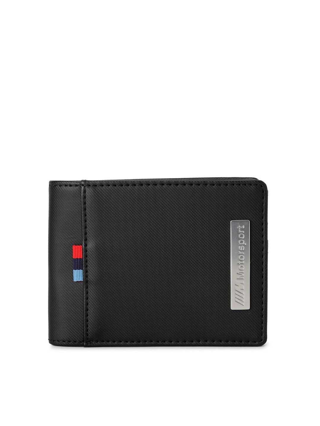 

Puma Unisex Black Colourblocked Synthetic Two Fold Wallet