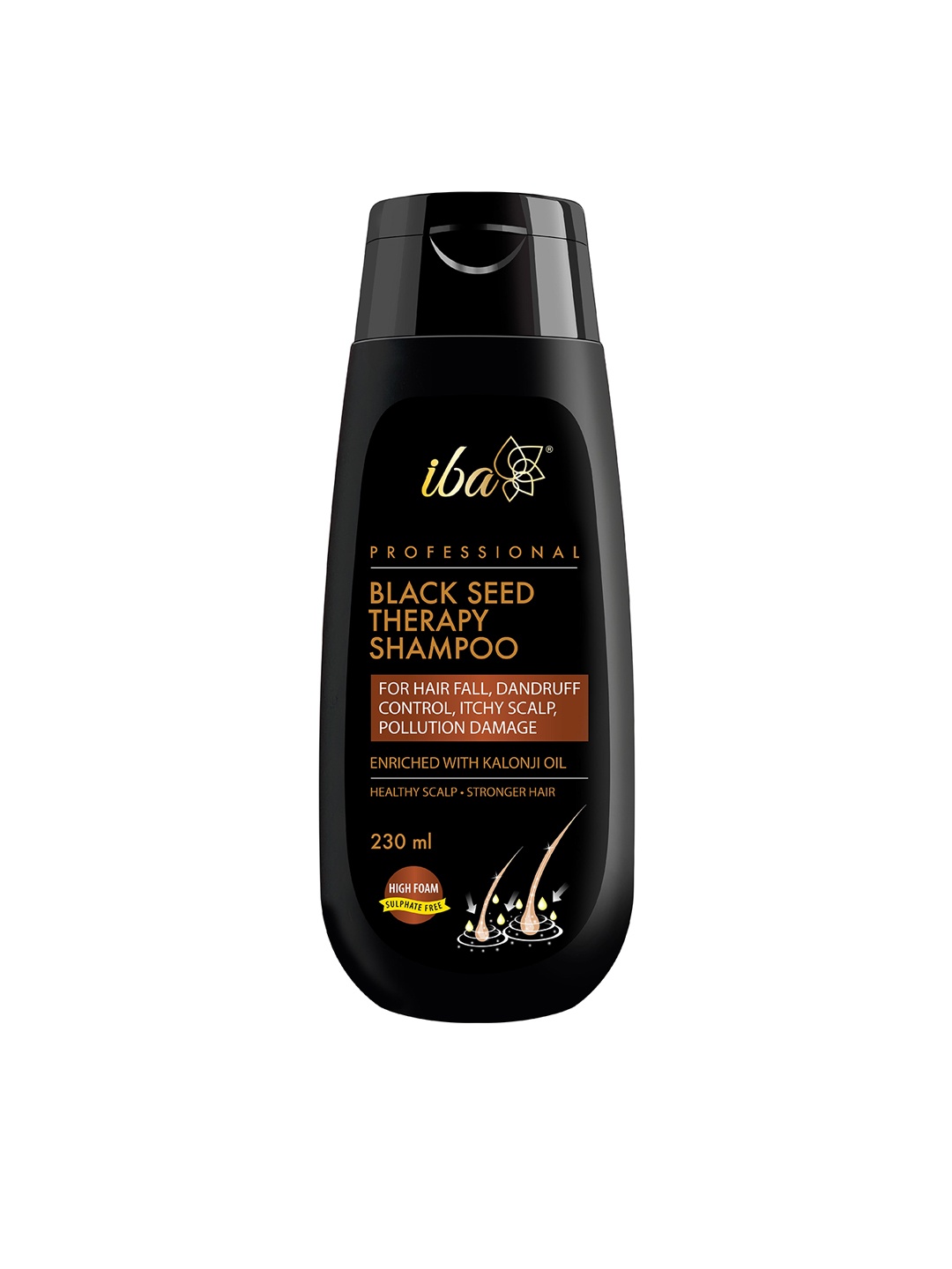 Iba Professional Black Seed Therapy Shampoo - 230 ml, White