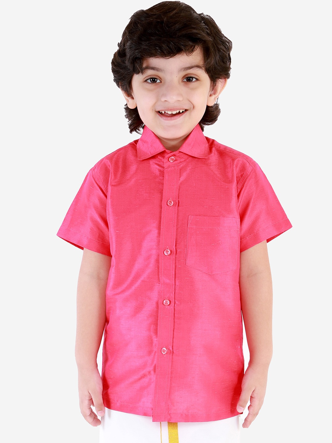 

JBN Creation Boys Pink Casual Shirt