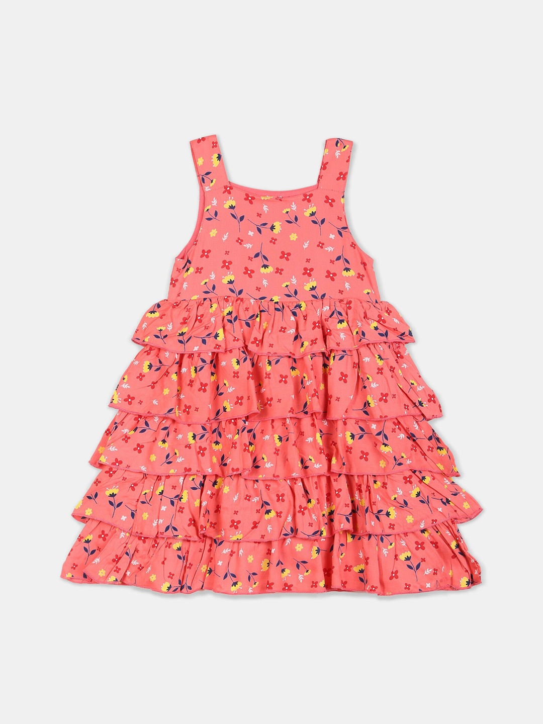 

Cherokee Coral Floral A-Line Dress