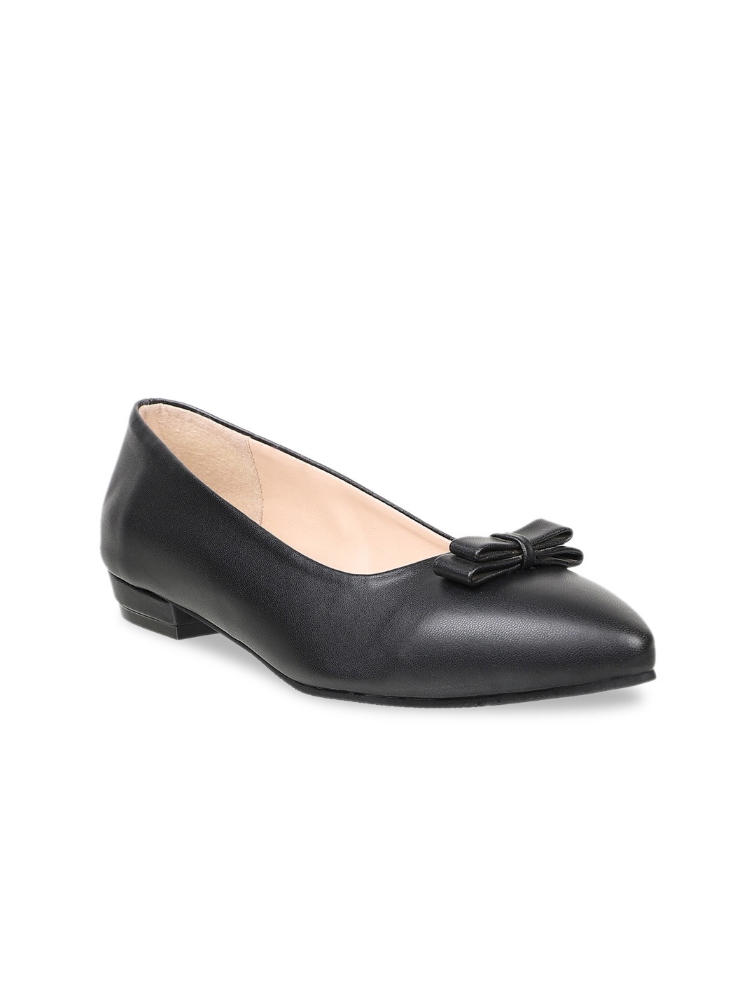 

Sherrif Shoes Women Black Ballerinas with Bows