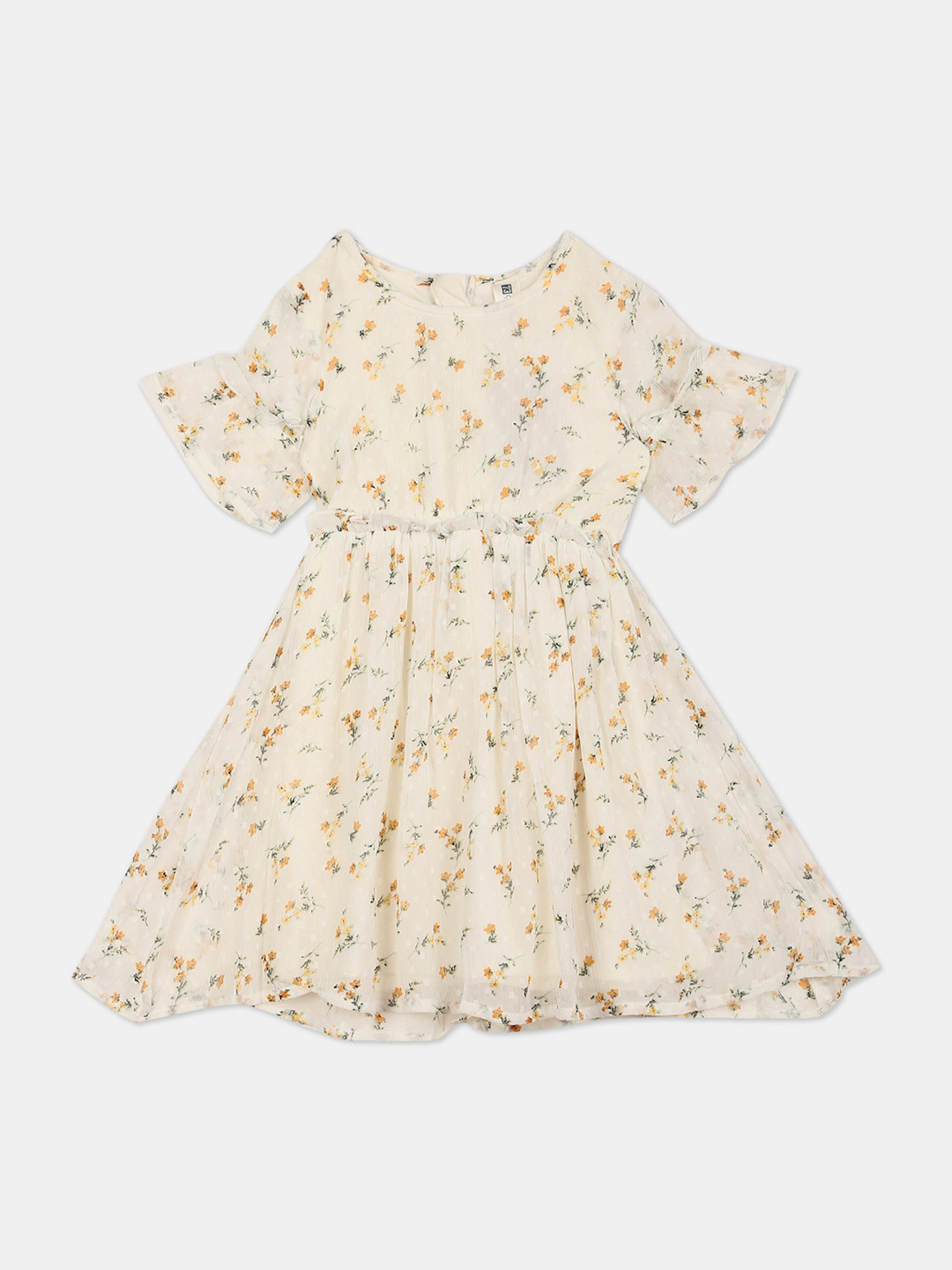 

Cherokee White Floral Dress