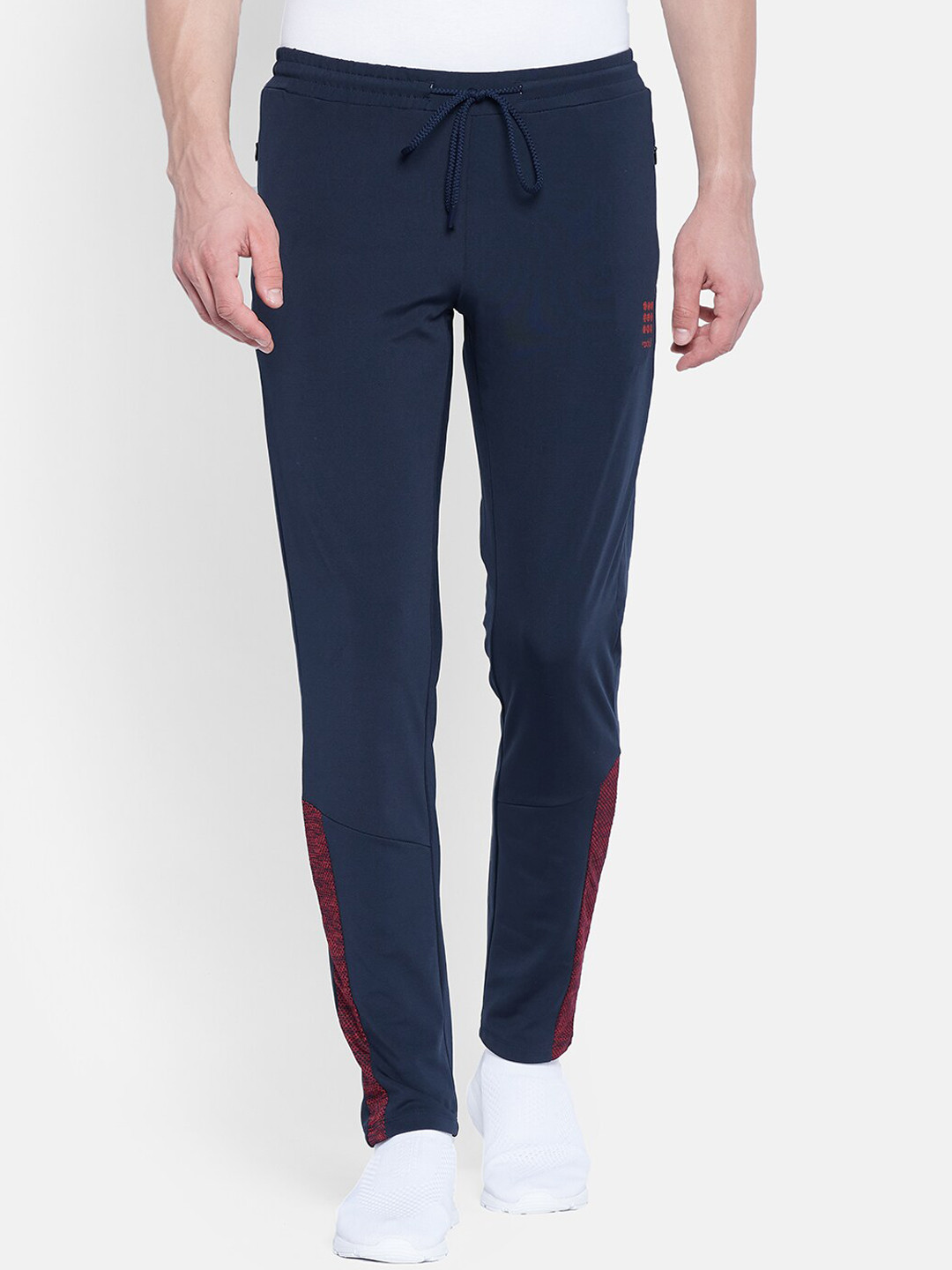 

rock.it Men Navy Blue Solid Track Pants