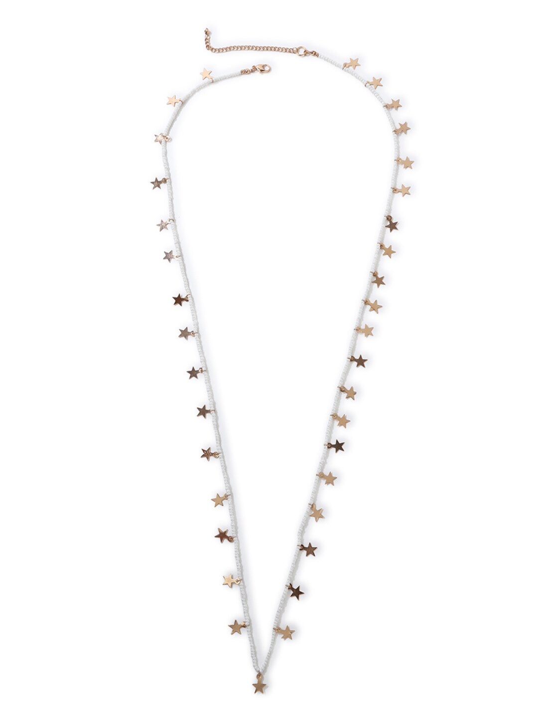 FOREVER 21 Women Gold-Toned & White Necklace