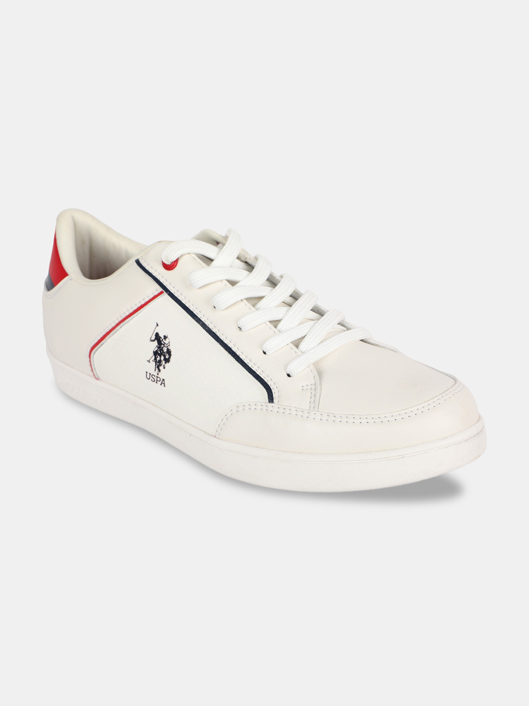 

U S Polo Assn Men Off White Sneakers