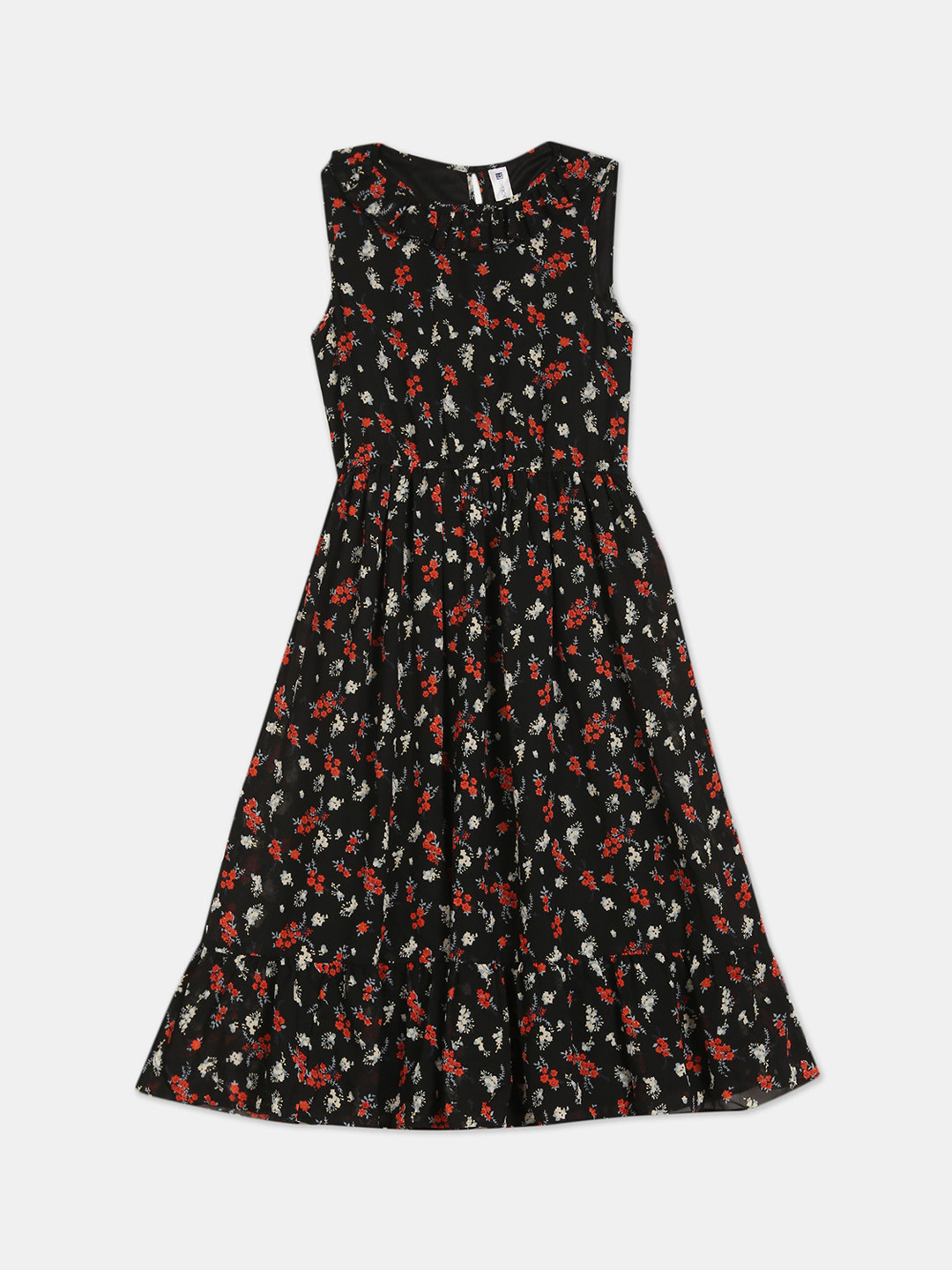 

Cherokee Black Floral Maxi Dress