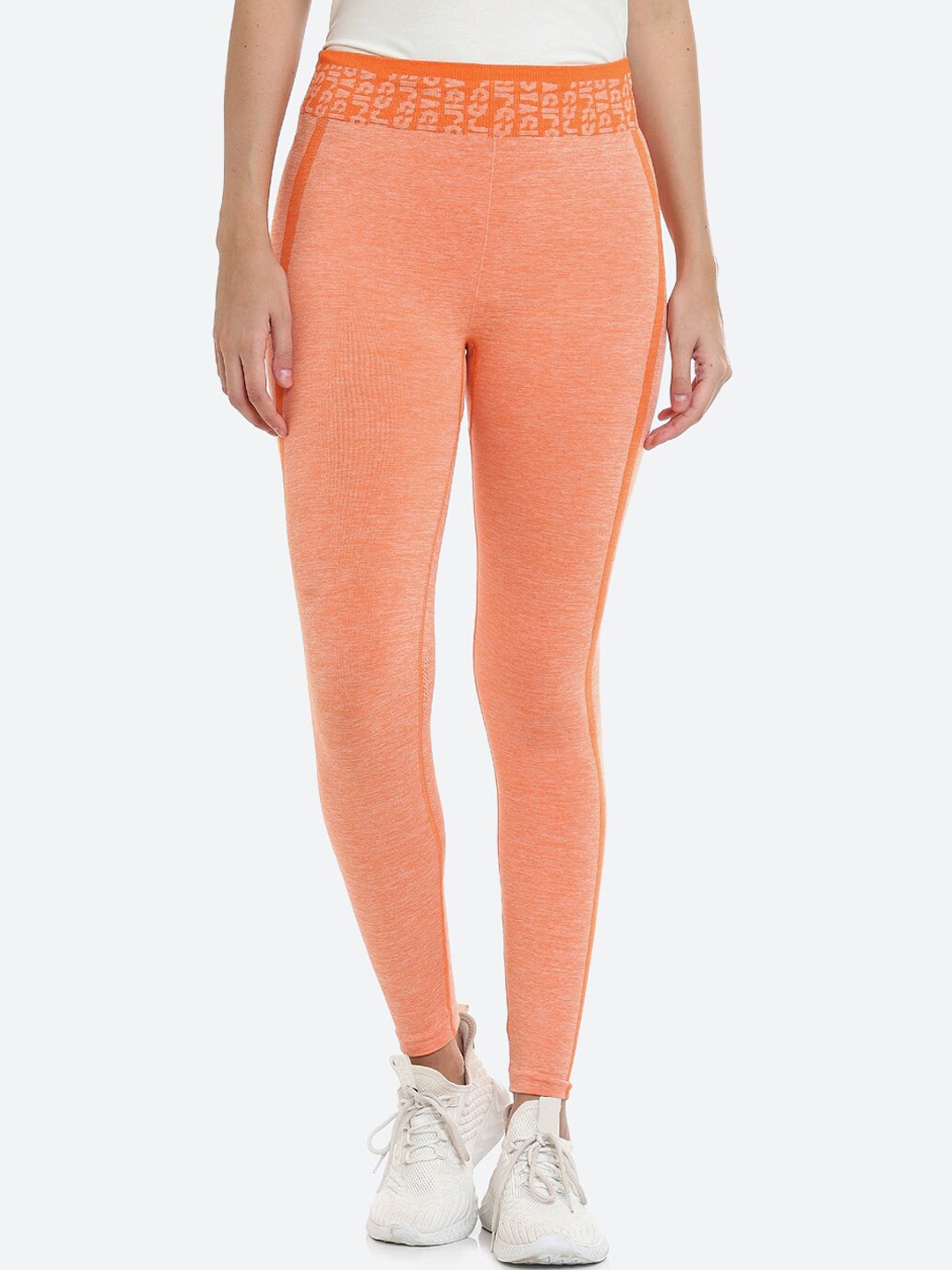 

ASICS Women Orange Cropped Logo Seamless Training Tights W CROPPED LOGO SEAMLESS