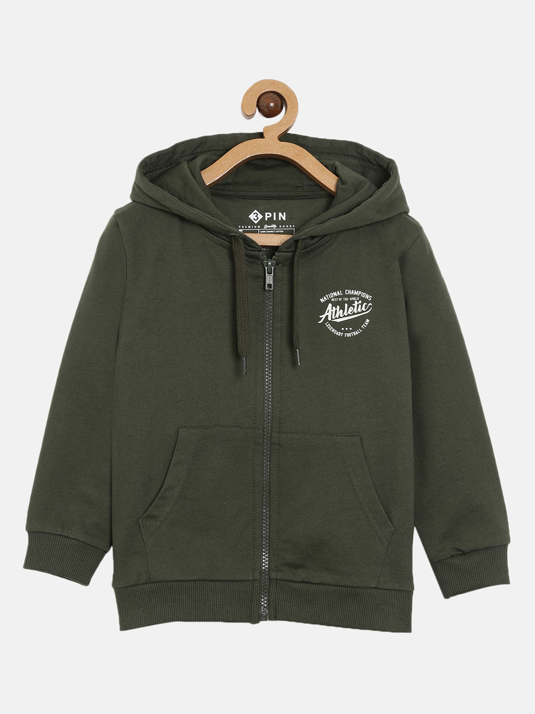 

3PIN Boys Olive Green Sweatshirt