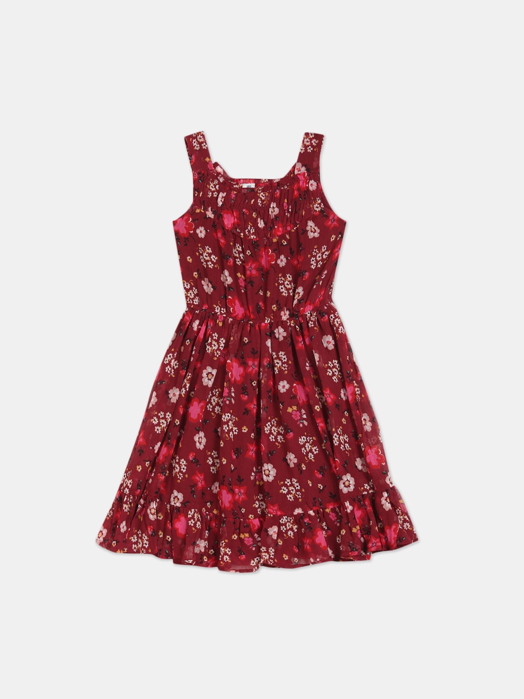 

Cherokee Fuchsia Floral Dress