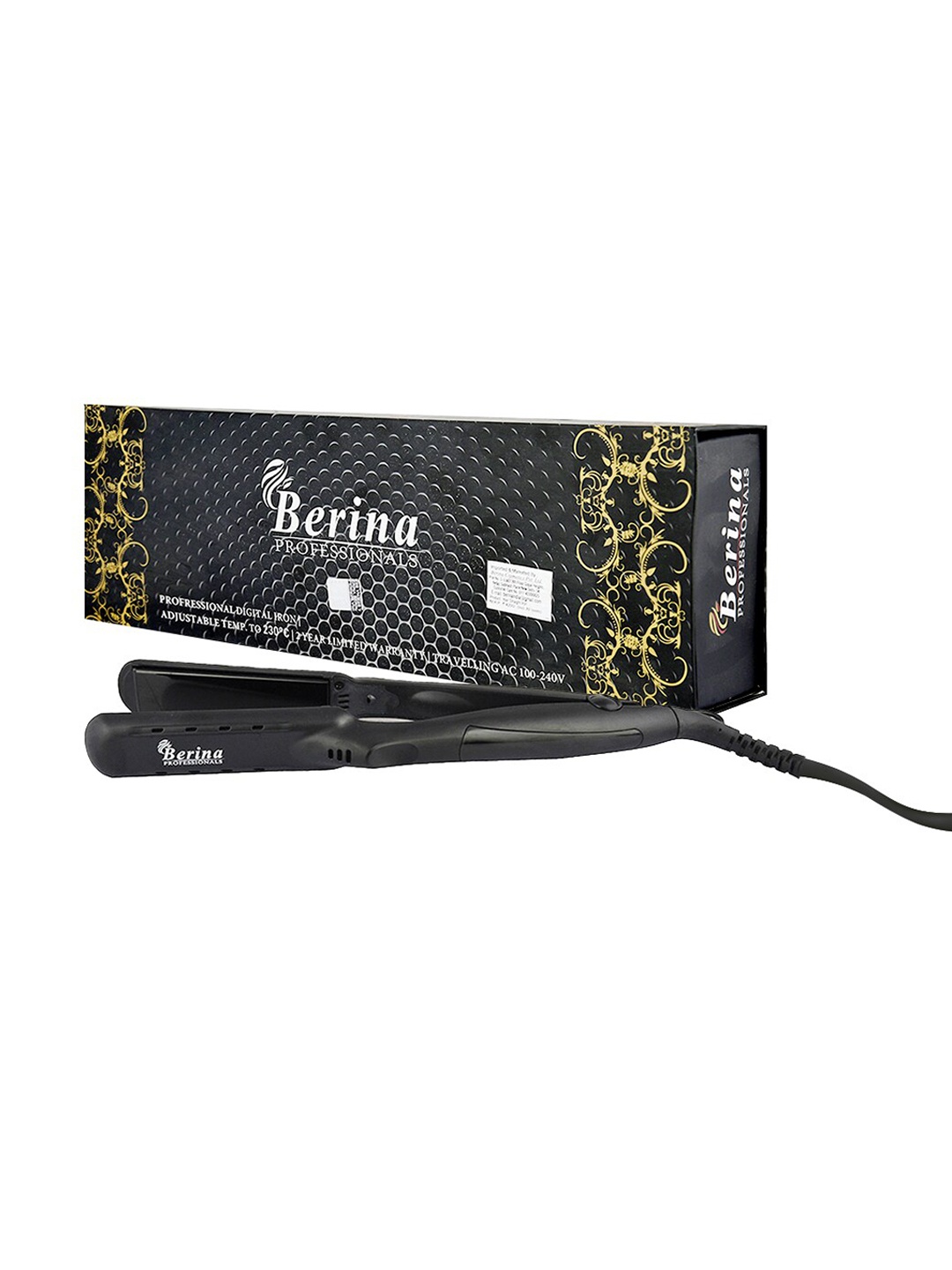 

Berina Titanium Hair Straight Iron BC-122, Black