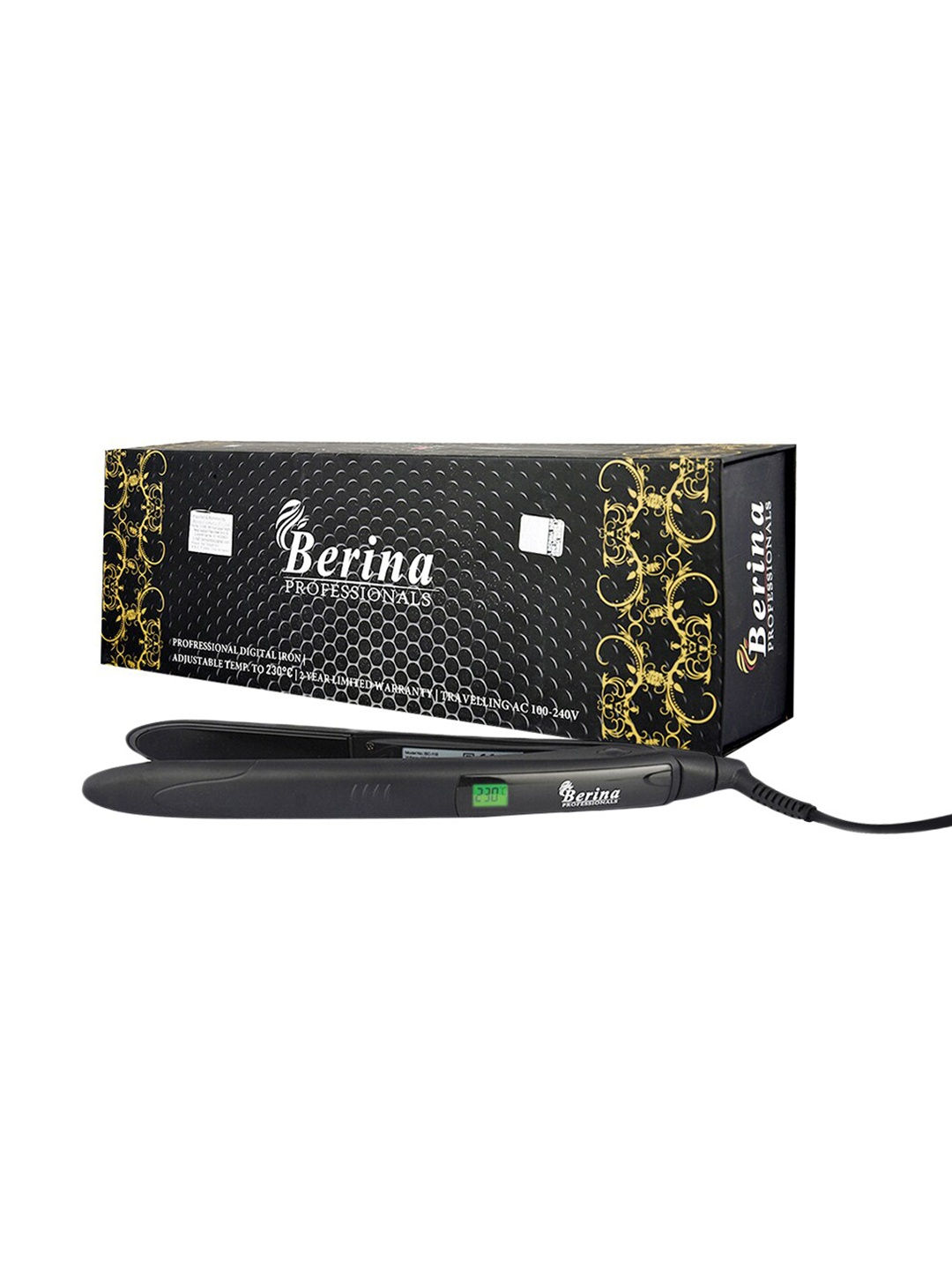 

Berina Digital Hair Straight Iron BC-118, Black