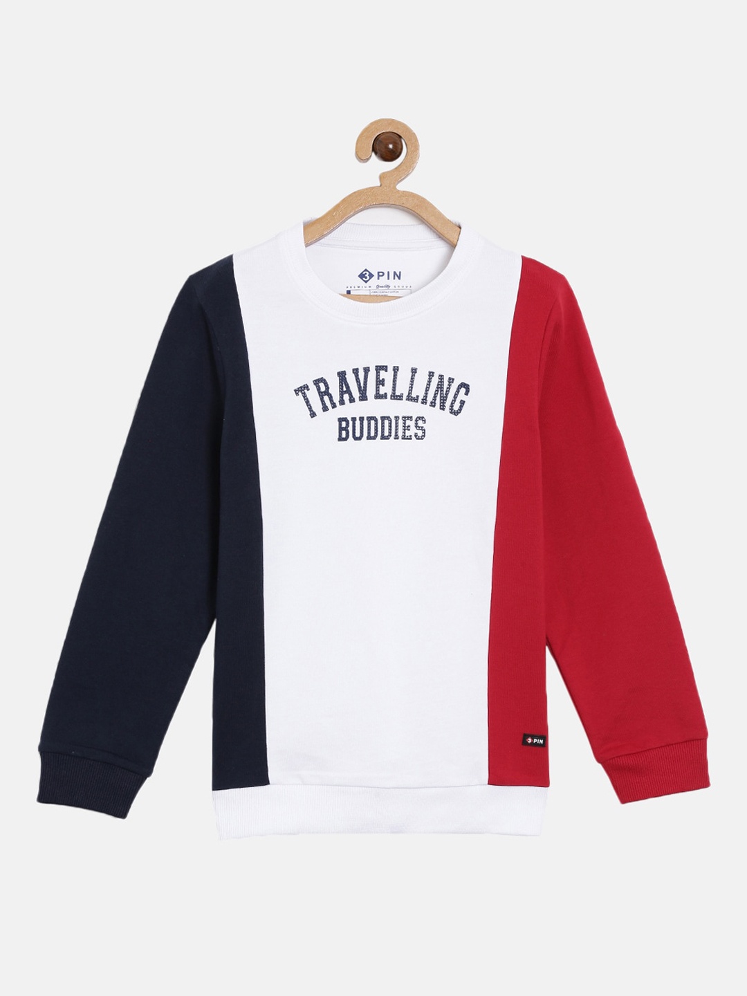

3PIN Boys Multicoloured Colourblocked Sweatshirt, Multi