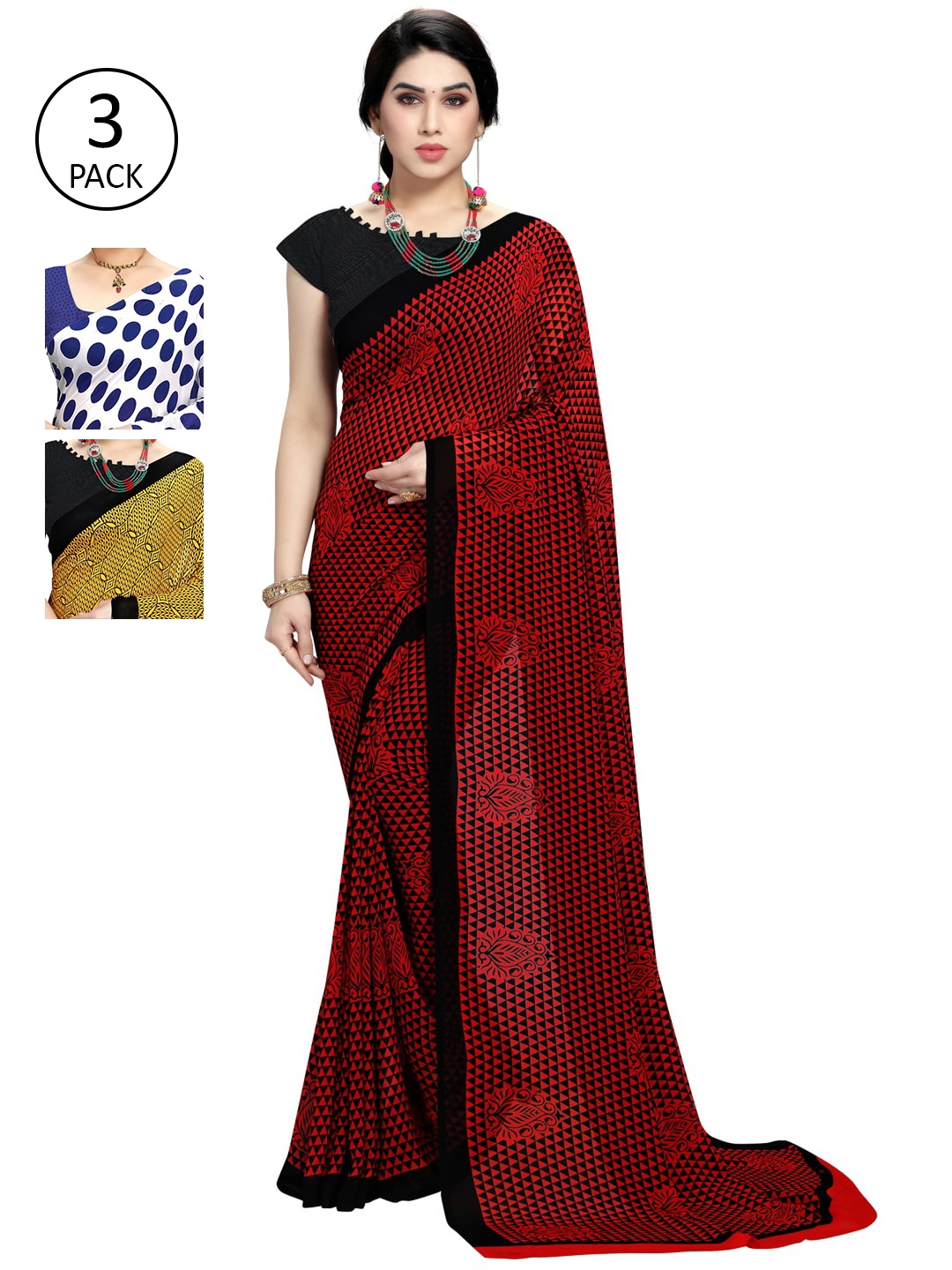 

KALINI Multicoloured Saree, Multi
