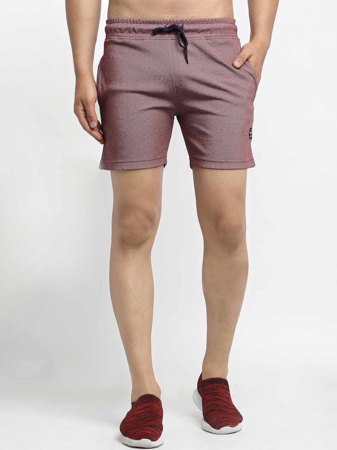 

Club York Men Maroon Mid-Rise Regular Shorts