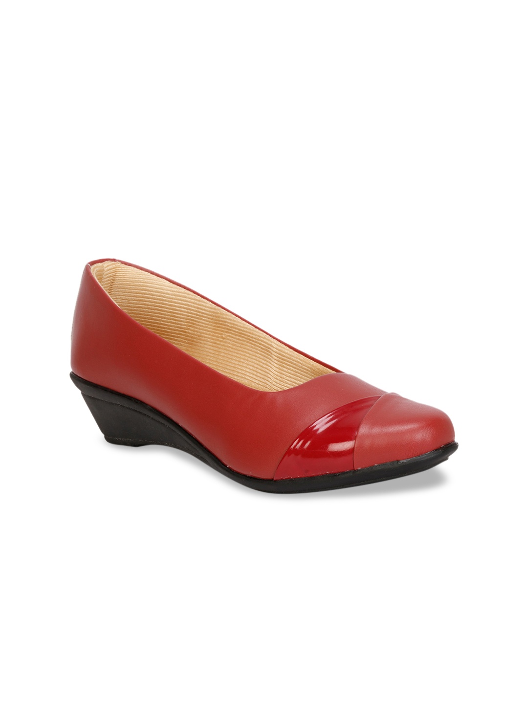 

Denill Women Maroon Wedge Pumps